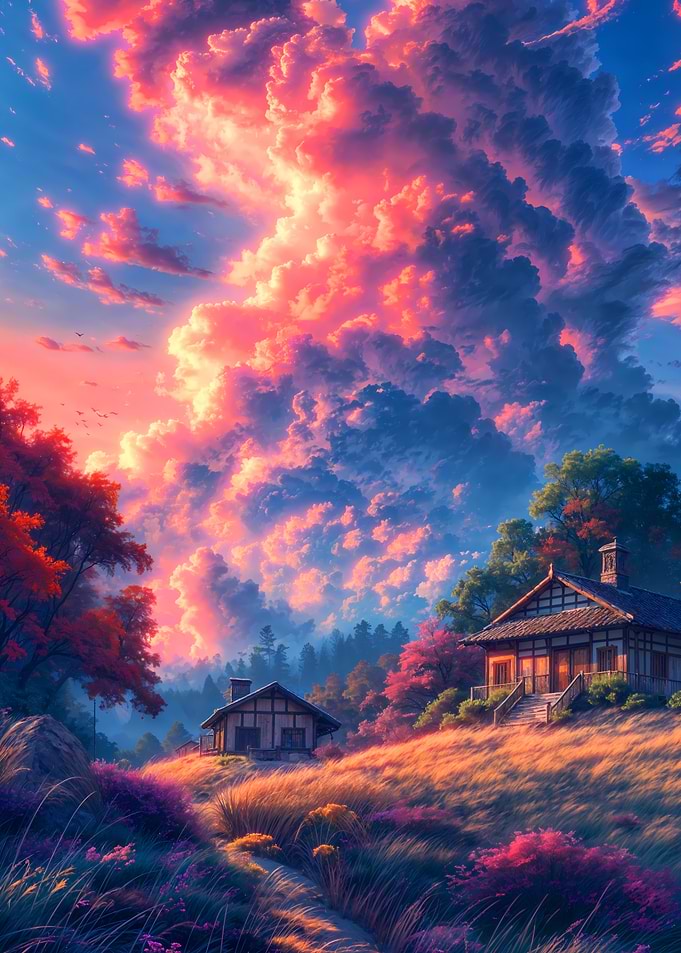 LoFi Autumn Sunset