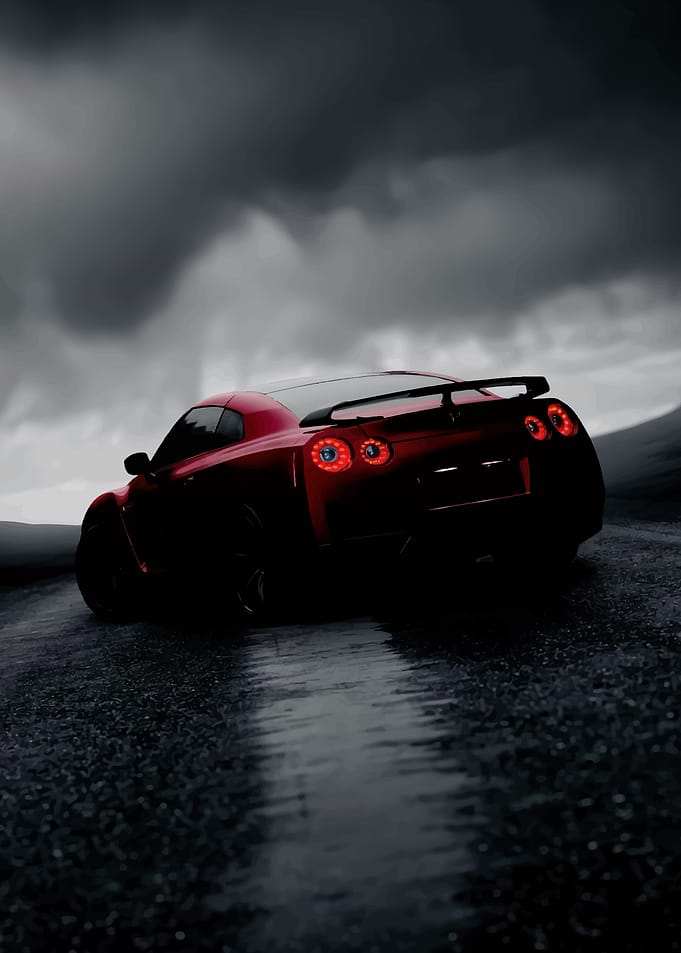 Nissan GTR on Road