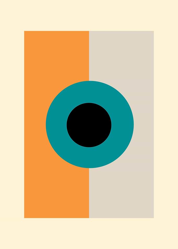 Abstract Geometric Art Print