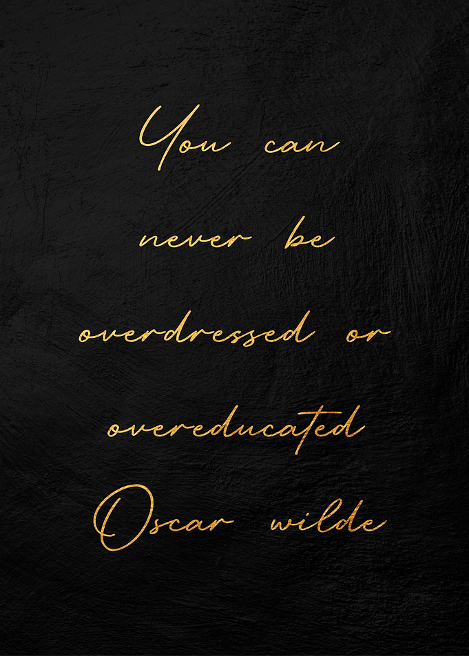 Oscar Wilde Quote Print