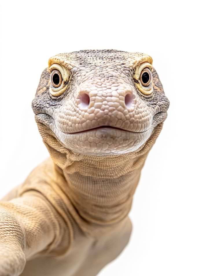 Komodo Dragon Selfie