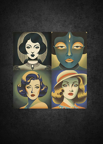 Four Women Portraits