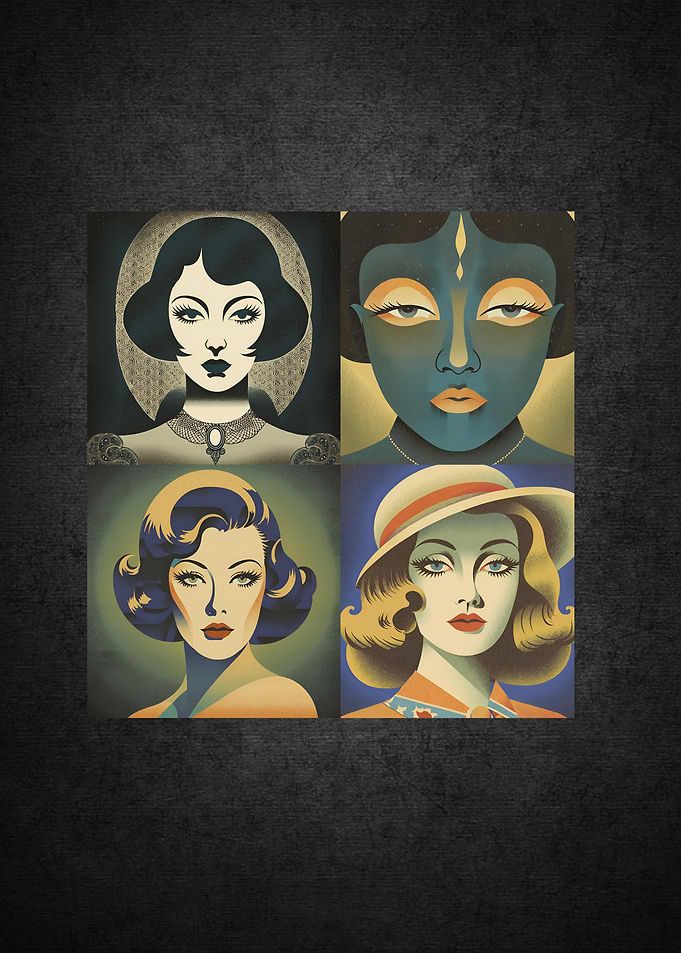 Four Women Portraits
