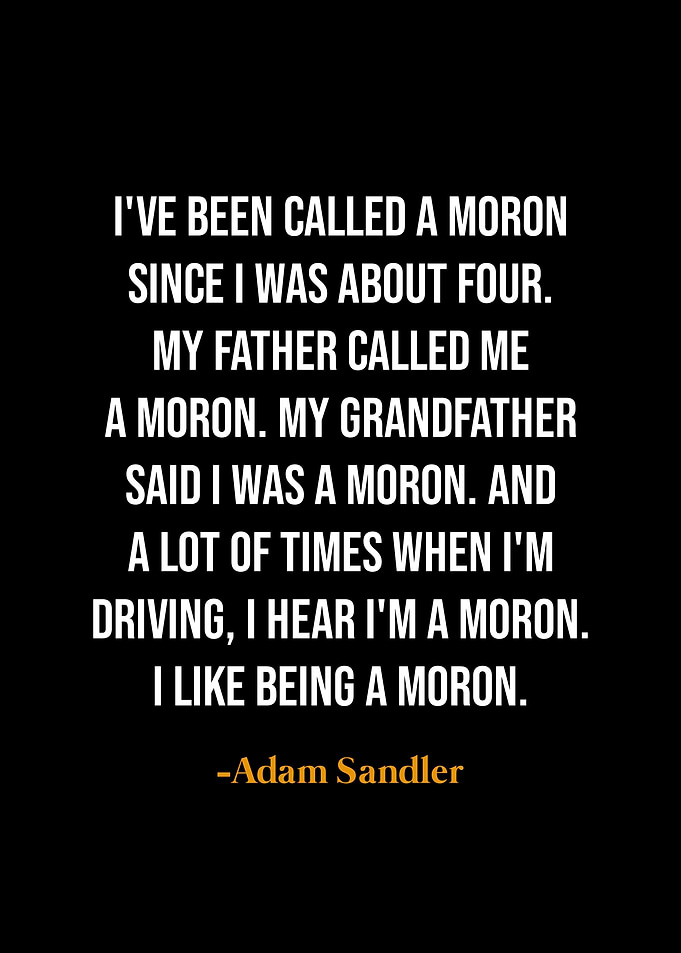 Adam Sandler Quote