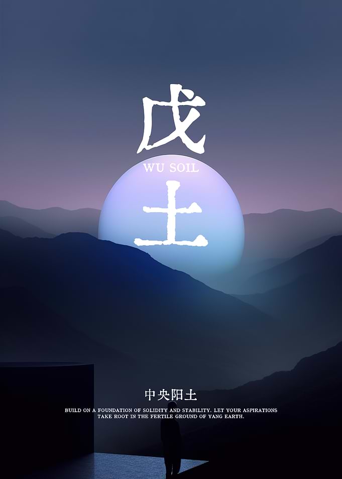 Wu Soil - Chinese Character Art