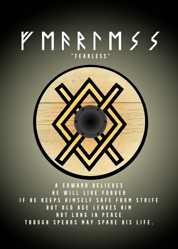'Fearless' Runic Shield