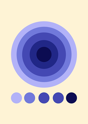 Abstract Blue Circle