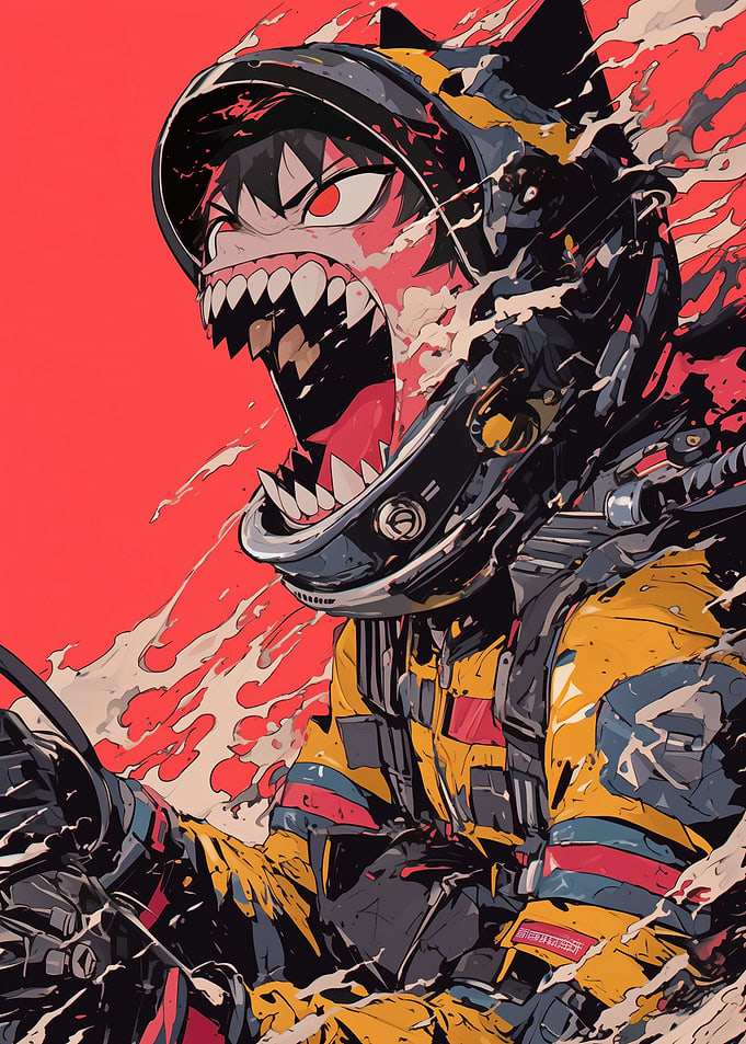 Cyberpunk Anime Character