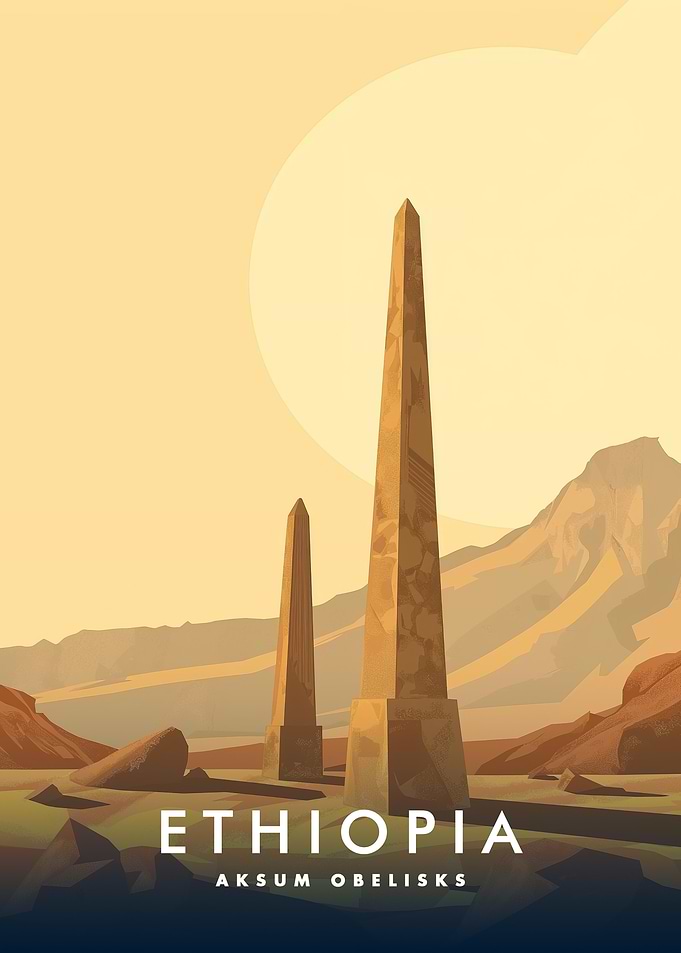 Ethiopia Aksum Obelisks