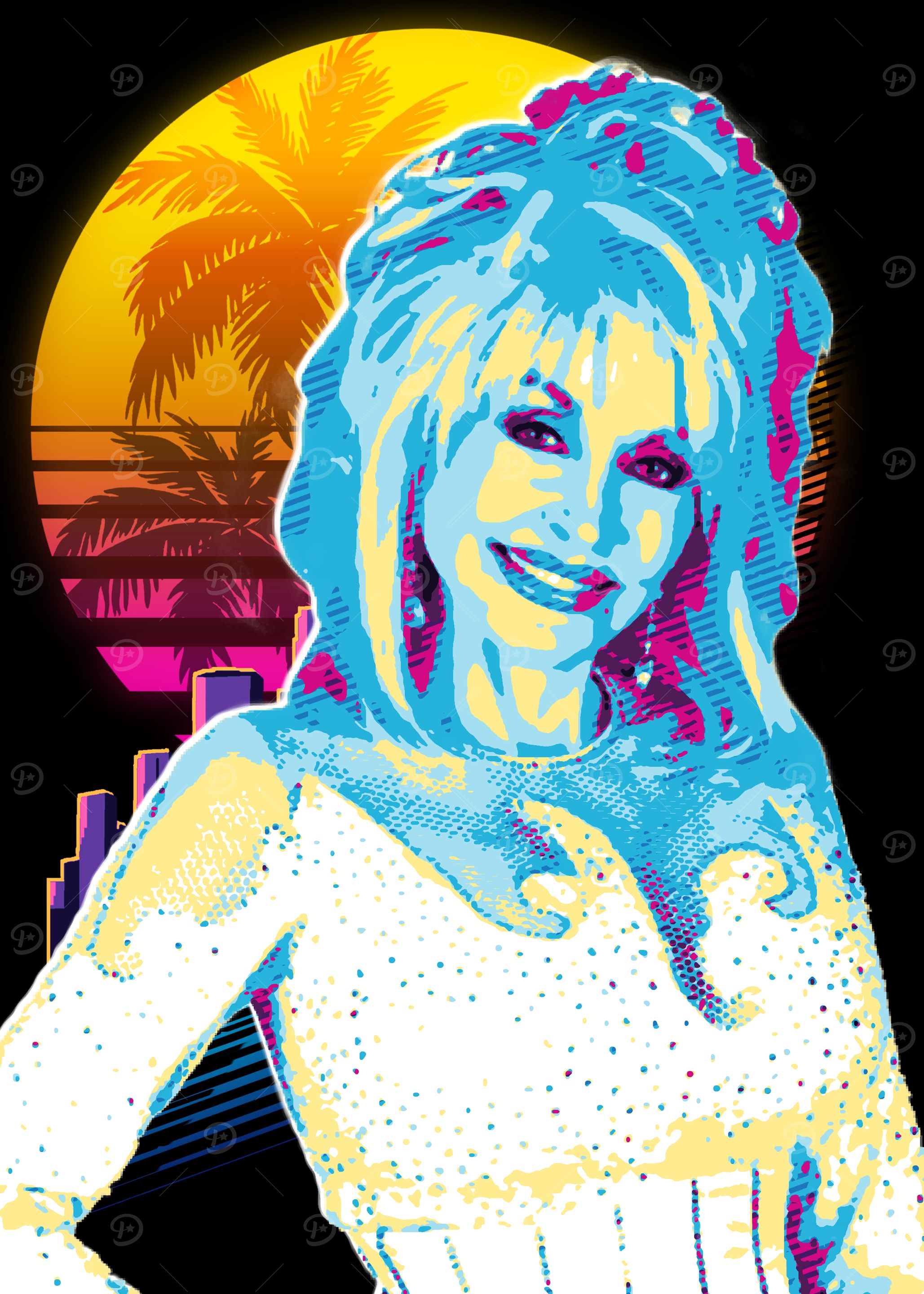 Dolly Parton Retro Art
