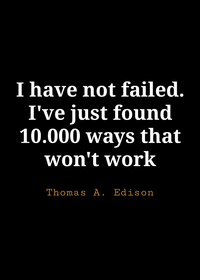 Thomas A Edison Quote