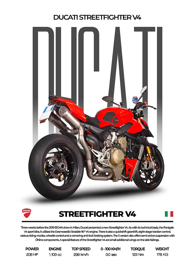 Ducati Streetfighter V4 Motorcycle