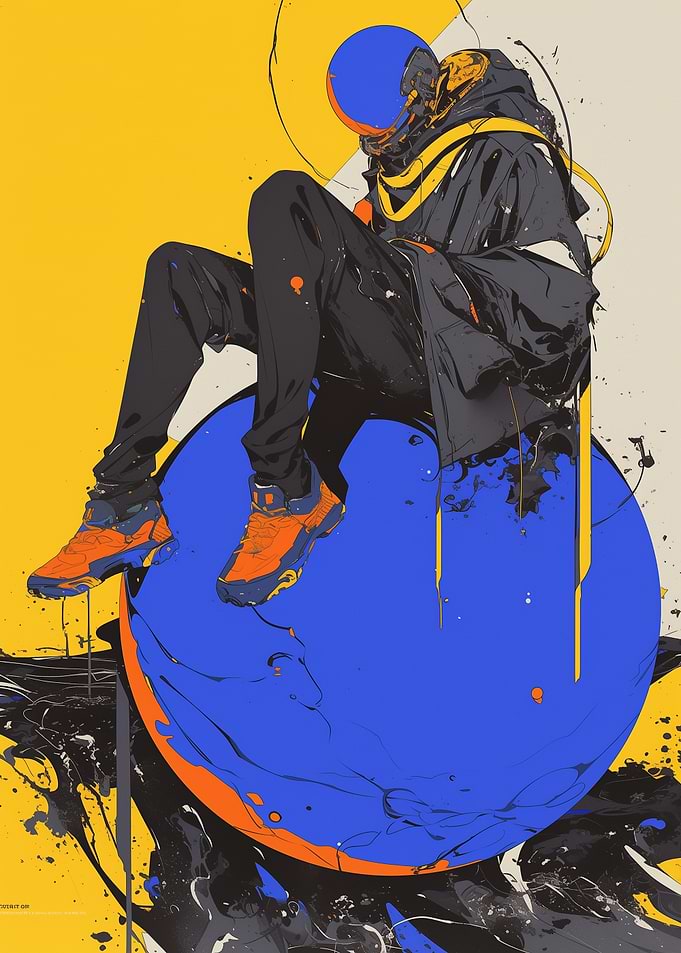 Abstract Figure on Sphere
