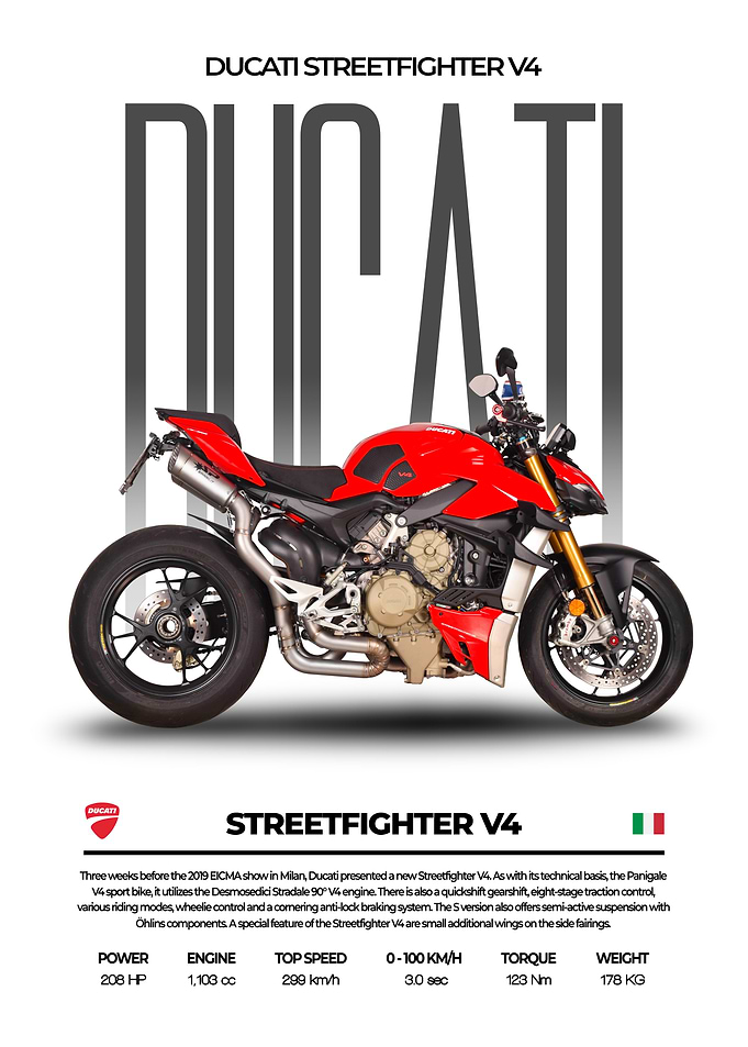 Ducati Streetfighter V4 Motorcycle
