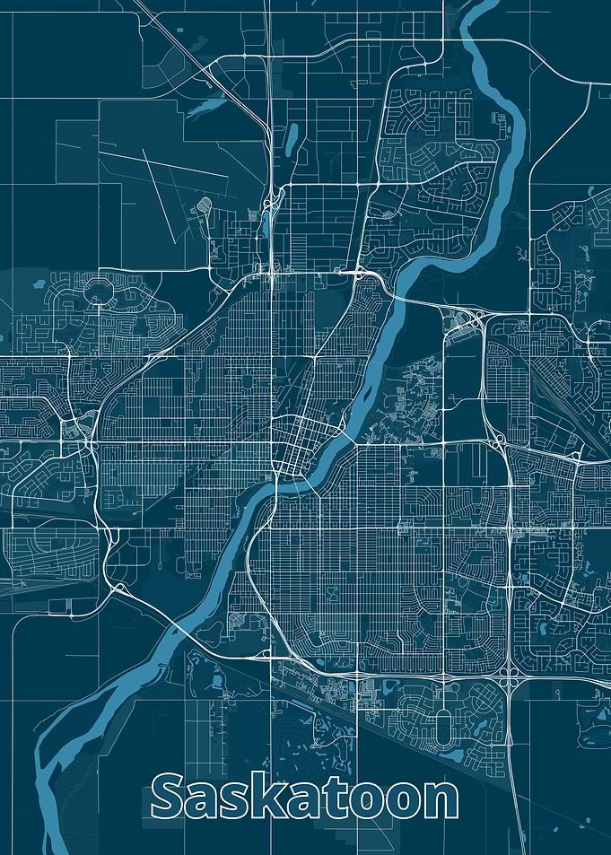 Saskatoon City Map