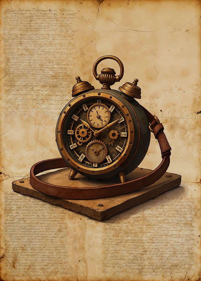 Vintage Steampunk Clock