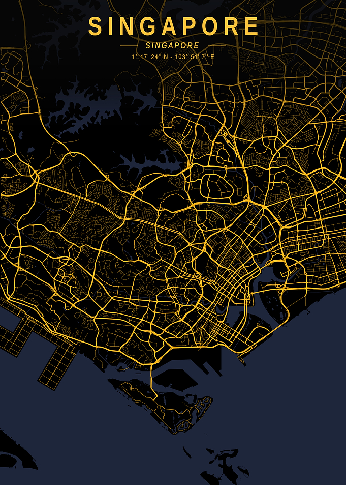 Singapore Golden City Map