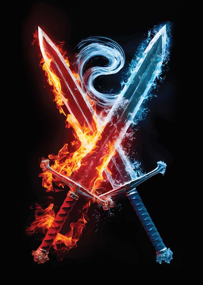Fire and Ice Swords