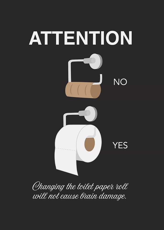 Toilet Paper Roll Humor