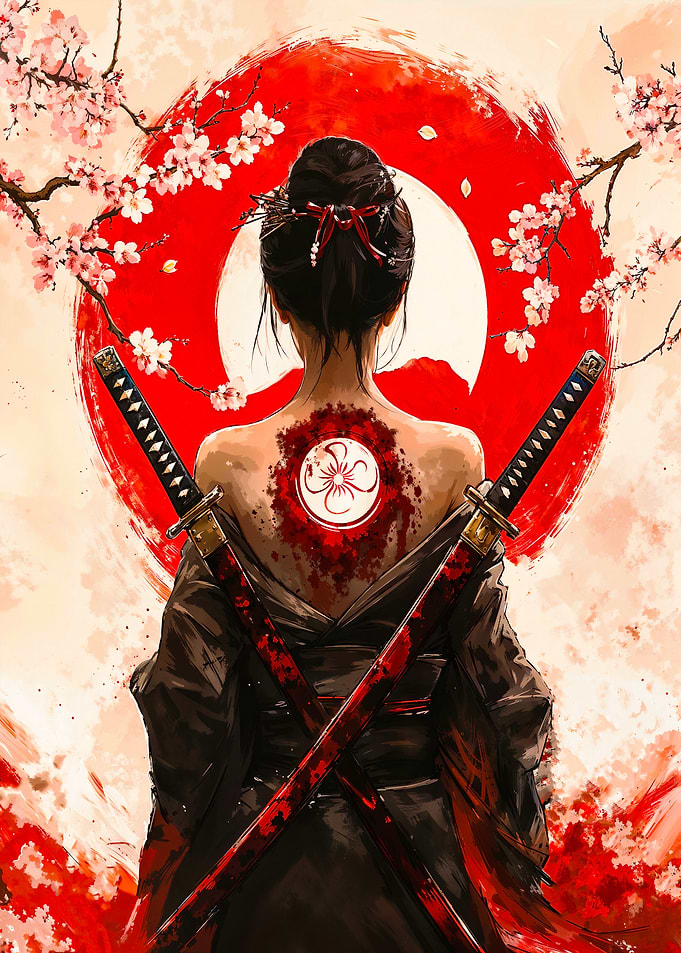 Woman with Swords
