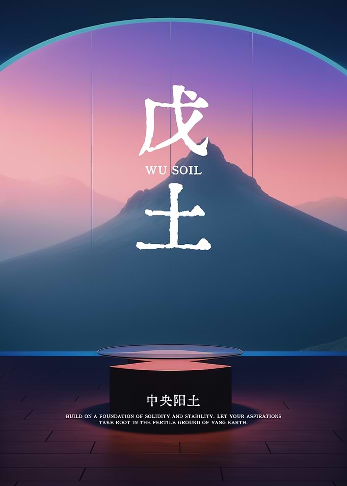 Wu Soil - Chinese Character Art