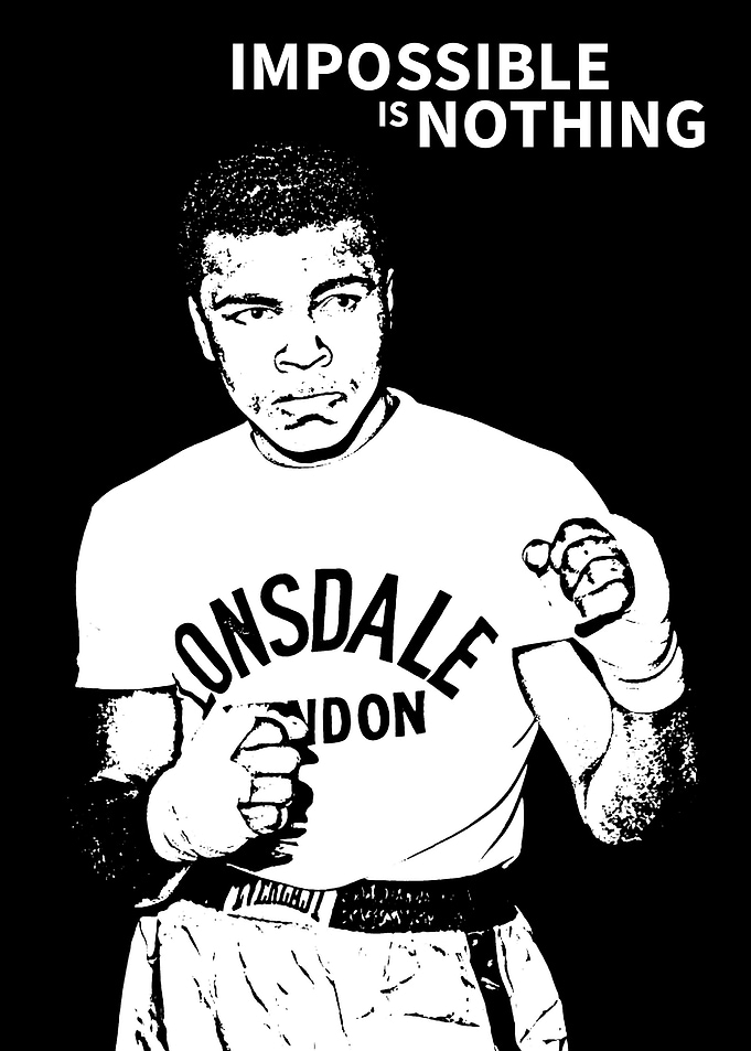 Muhammad Ali Boxing Poster
