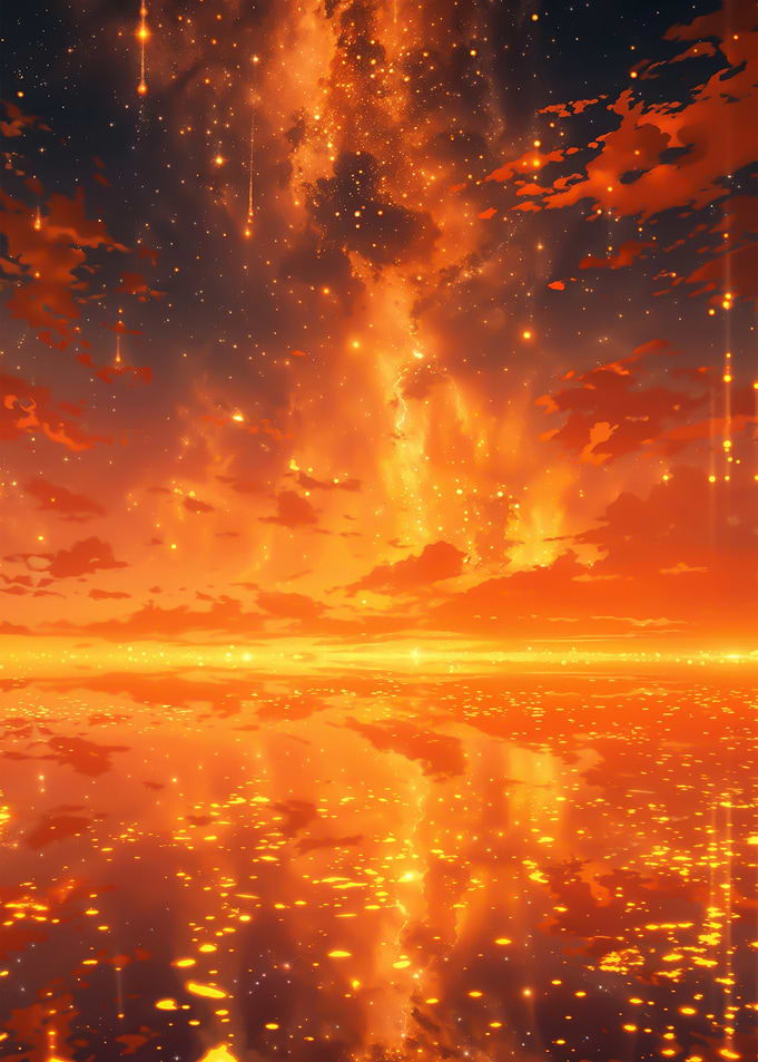 Fallen Stars Golden Night