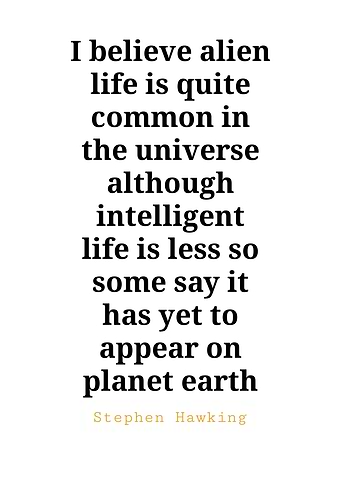 Stephen Hawking quote
