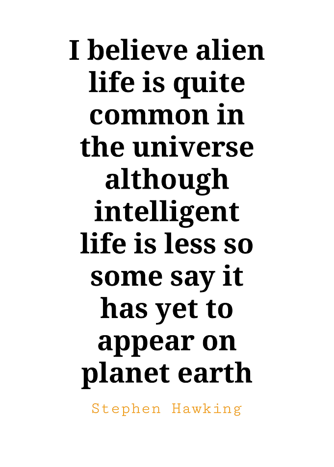 Stephen Hawking quote