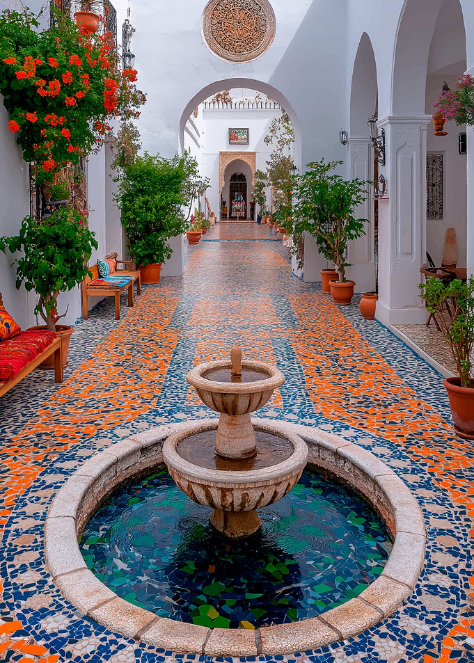 Moorish Courtyard Fountain