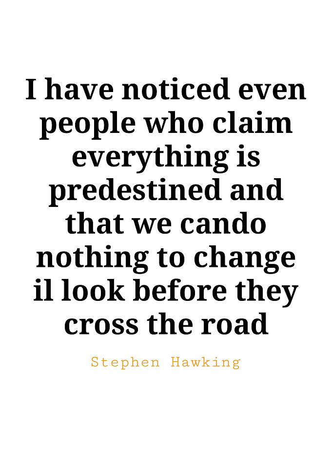 Stephen Hawking Quote