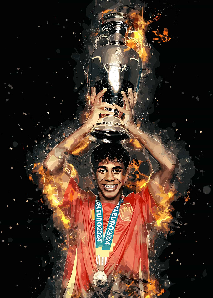Lamine Yamal Soccer Champion