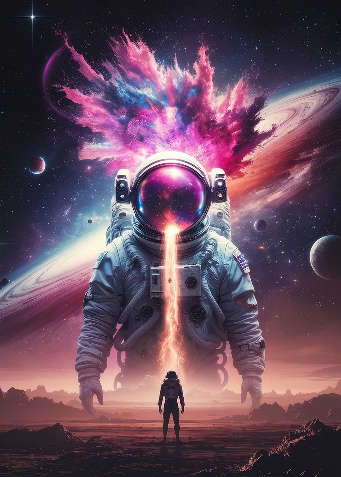 Astronaut Cosmic Leak