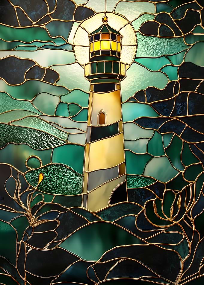 Lighthouse Stained Glass