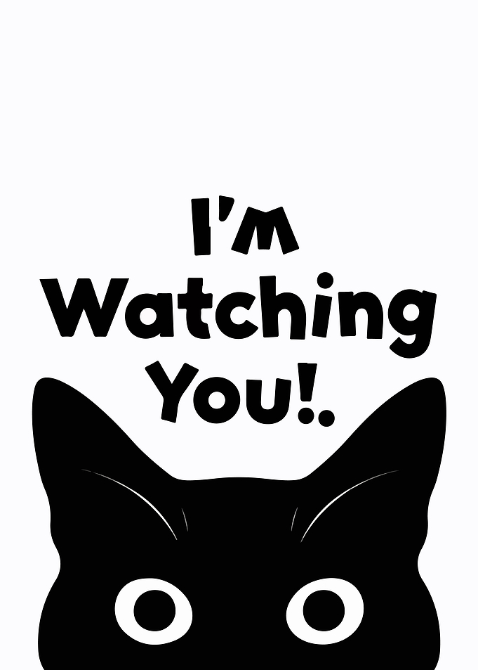 Cat Watching You