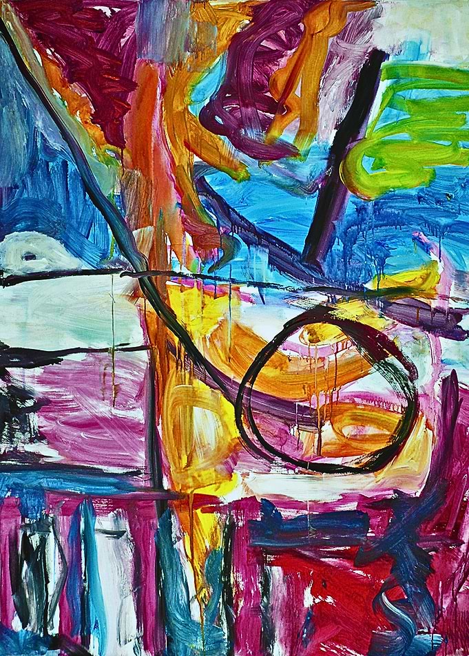 Abstract Expressionist Painting