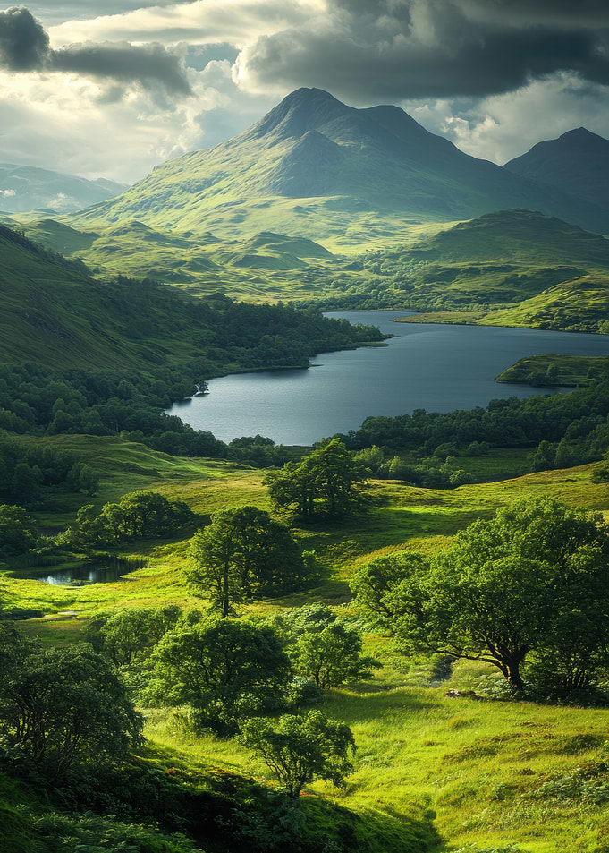 Serene Mountain Lake