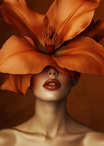 Woman with Flower