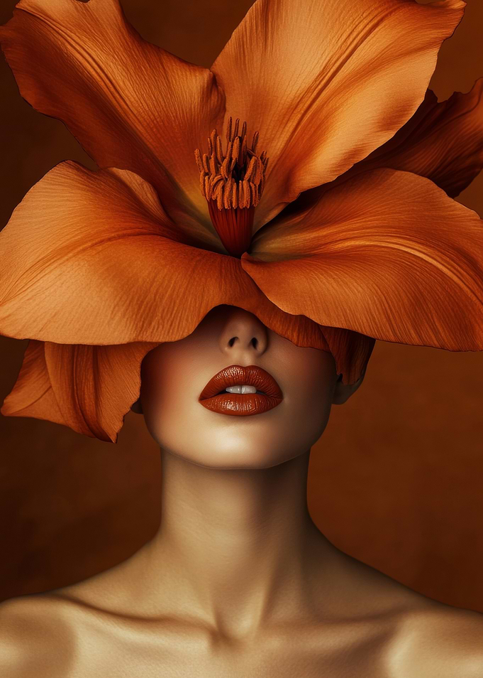 Woman with Flower