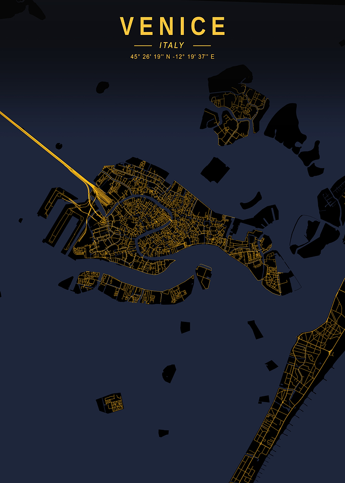 Venice Golden City Map