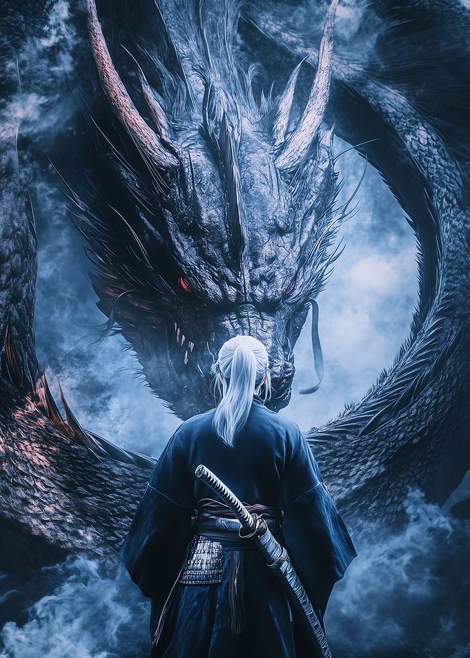 Samurai vs Dragon