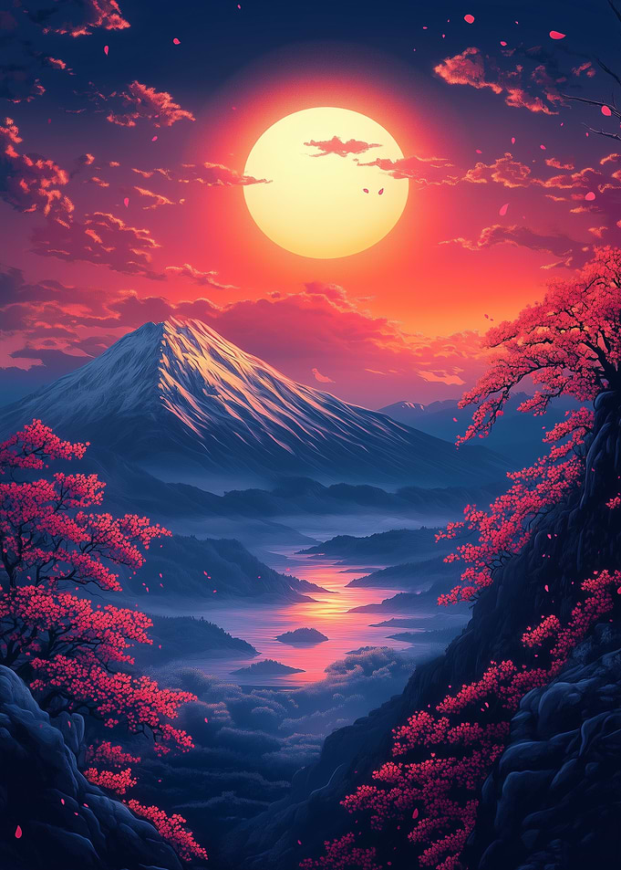 Mount Fuji Sunset