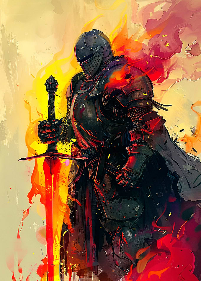 Knight in Flames