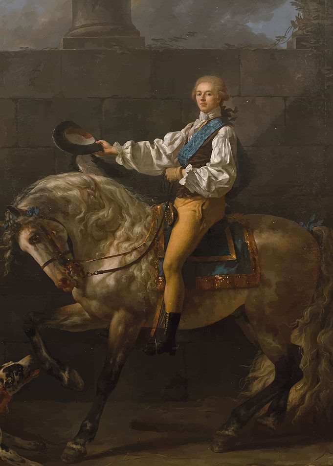 Equestrian Portrait Jacques-Louis David