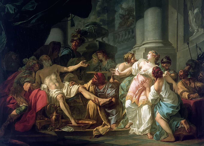 The Death of Seneca Jacques-Louis David