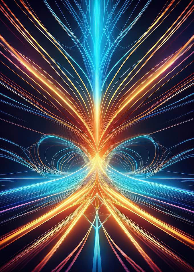 Abstract Light Trails