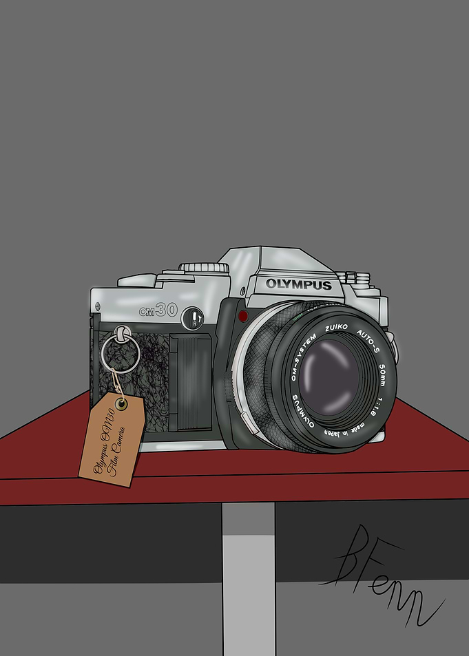 Olympus OM-30 Film Camera