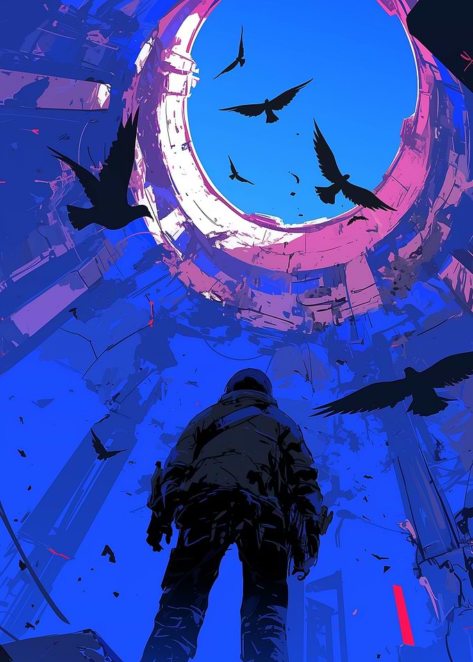 Silhouette in a Broken City