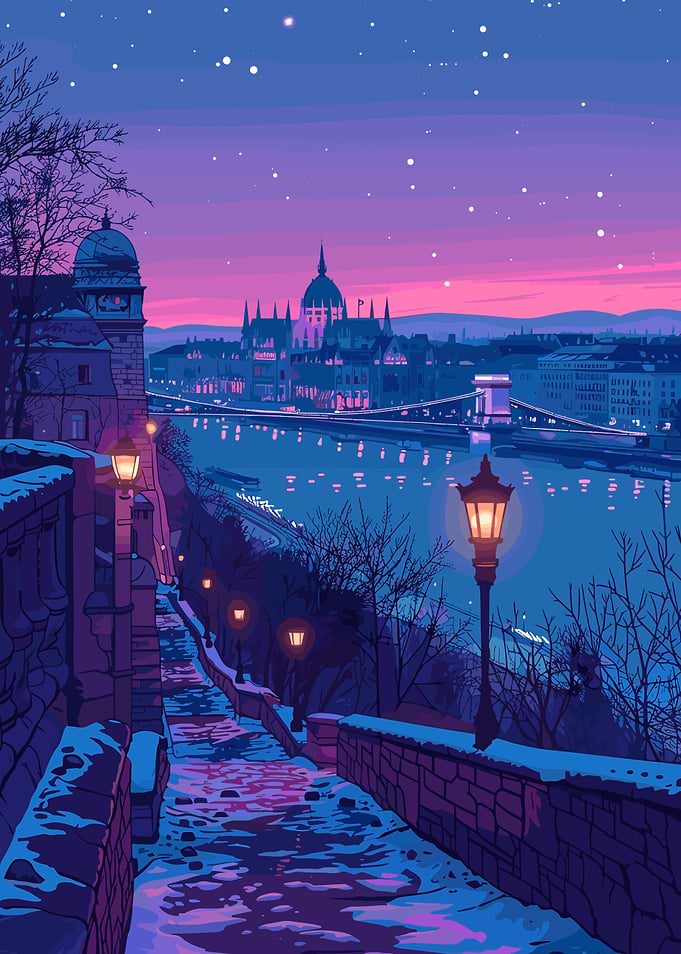 Budapest Night View