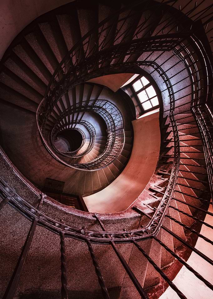 Pretty Spiral Staircase